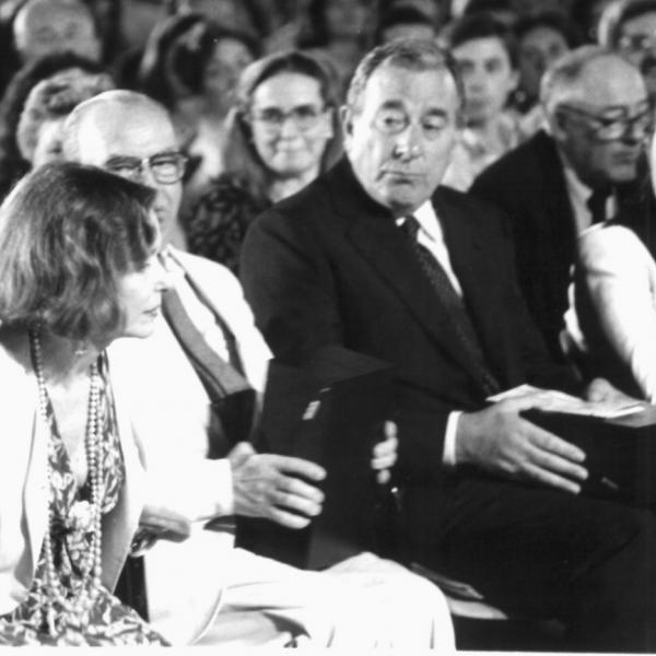 Premiati 1993, da sinistra: Susan Strasberg, Alberto Lattuada, Biagio Agnes, Francesca Neri