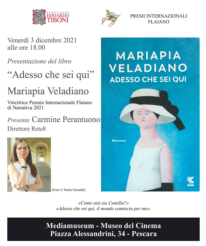 Presentazione del libro ''Adesso che sei qui'' di Mariapia Veladiano